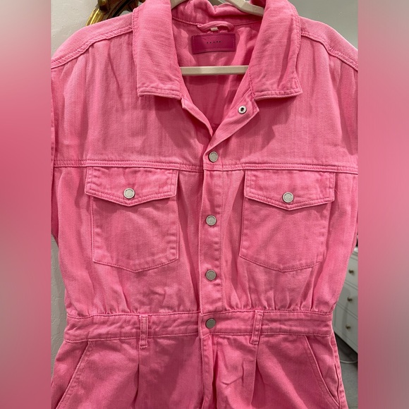 BLANKNYC Cotton Button Front Romper - Picture 2 of 5